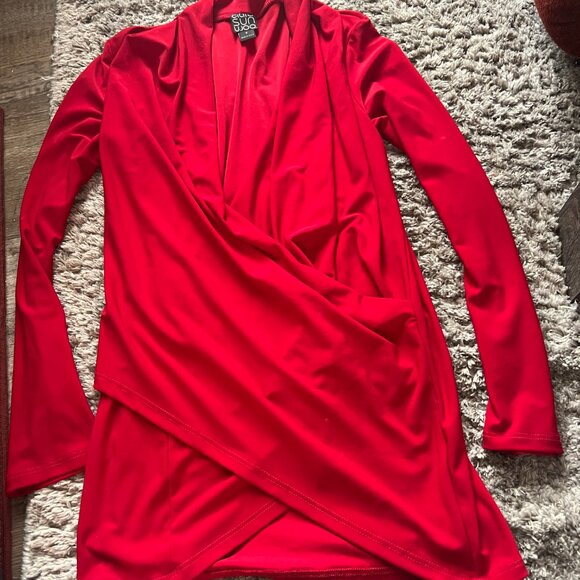 Clara Sun Woo small red blouse - Picture 3 of 6